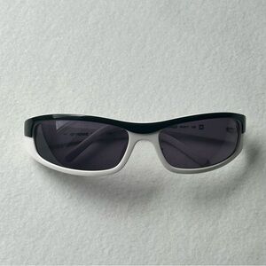 GF Ferre vintage Black and White Sport Sunglasses